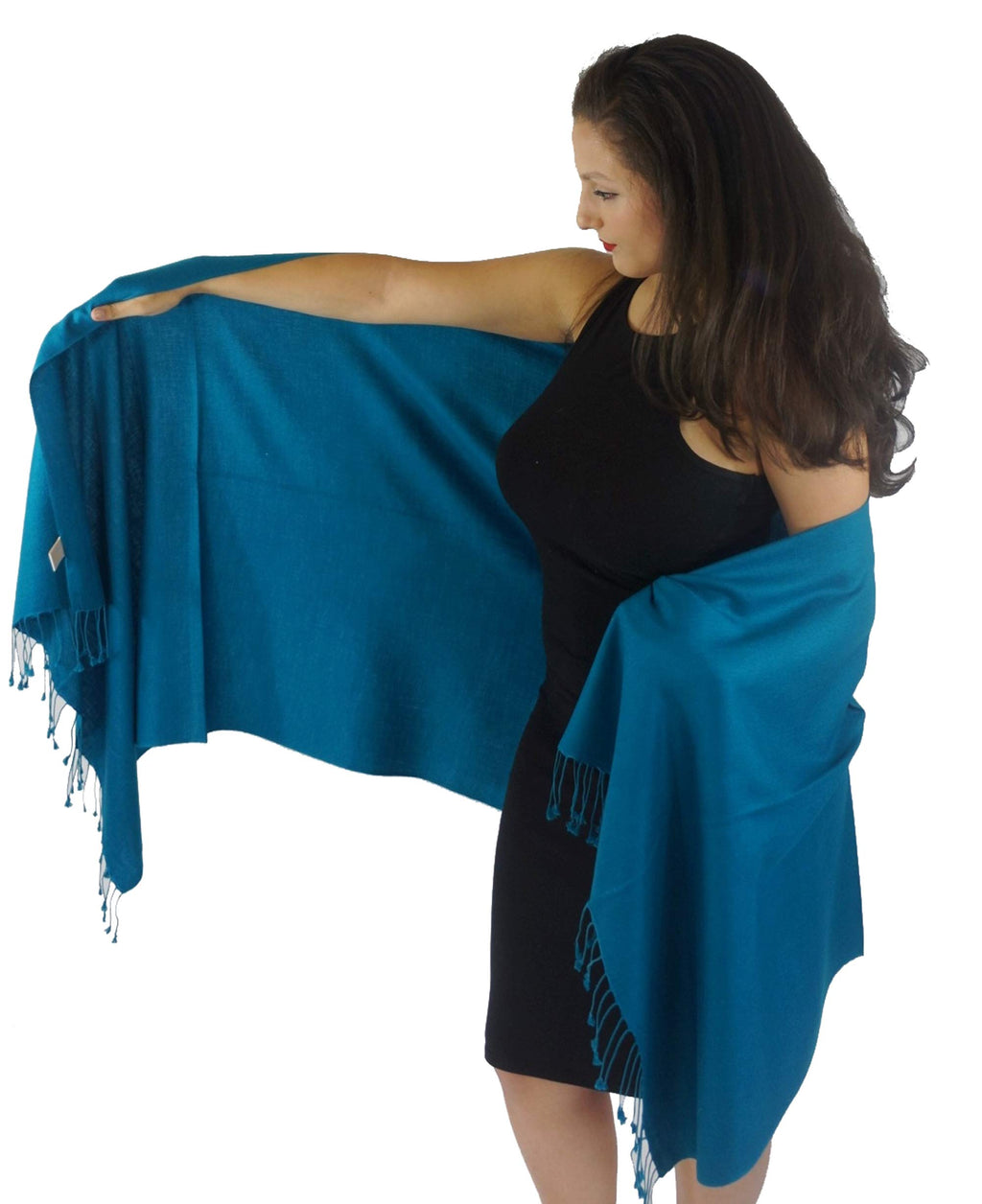 Scarf/Shawl/Wrap/Stole/Pashmina Shawl in Solid Color from Cashmere Pashmina Group (Regular Size)