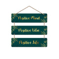 Artvibes Positve Mind Designer Wall Hanging Wooden Art | Quotes Decor Item | Wall Poster | Office Decor | Inspirational Quotes Wall Art | Mdf Wall Decoration | Wall Accents | Gift Items (WH_5310N)