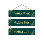 Artvibes Positve Mind Designer Wall Hanging Wooden Art | Quotes Decor Item | Wall Poster | Office Decor | Inspirational Quotes Wall Art | Mdf Wall Decoration | Wall Accents | Gift Items (WH_5310N)