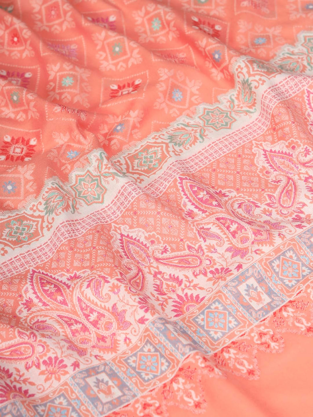 Pashmoda Women Chaman Kaani Woven Design Shawl (Size: 101 X 203 Cms)