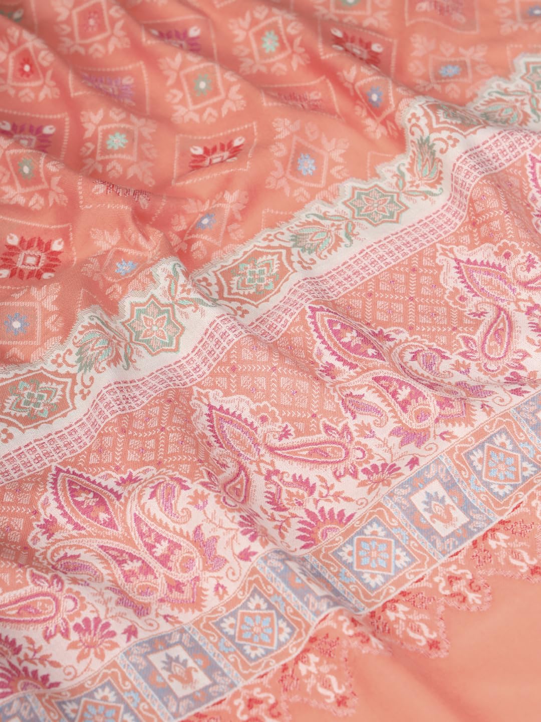 Pashmoda Women Chaman Kaani Woven Design Shawl (Size: 101 X 203 Cms)
