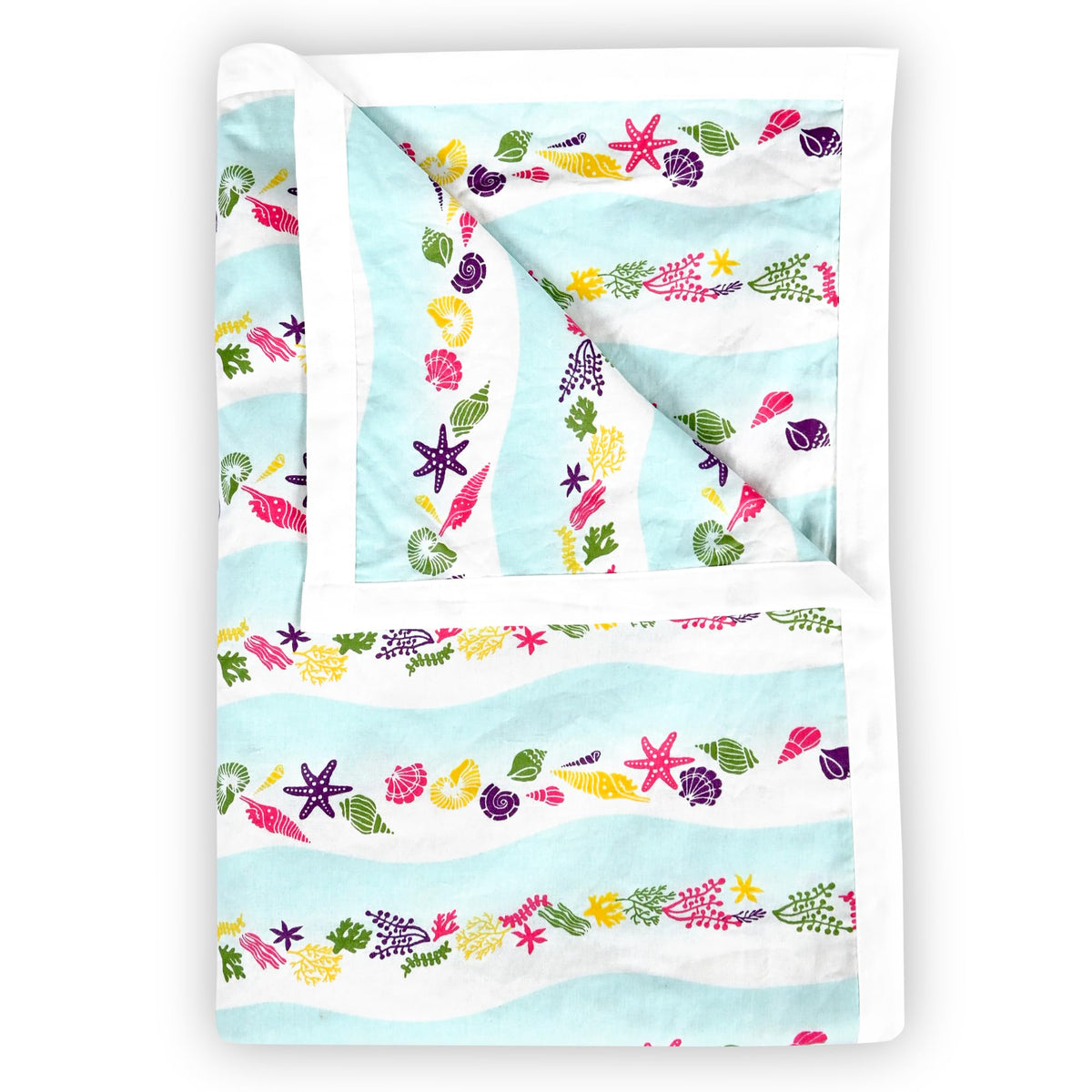 Divine Casa Pure Cotton Printed Single Dohar | 120 GSM | Soft & Lightweight Throw Blanket | Cozy & Breathable Bedding | All-Season Comfort | 210 x 140 CM, Cosmic Sky Kafalo