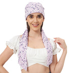 The Headscarves Cotton Printed Headscarf for Women – Soft Chemo Headwear, Stylish Hijab Cap, Breathable Headwrap for Hair Loss, Modest Fashion Scarf & Cancer Turban