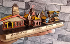 SriMaa Ventures Handcrafted Wooden Char Dham Mandir 3D Replica for Home Temple, Car Dashboard