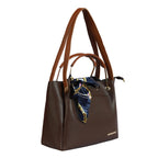 Bagsy Malone Women's Vegan Leather Stylish Tote Bag | Pack of 5 | Ladies Purse Handbag | Womens Day Gift