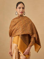 Pashmoda Women Jalwaa Kashmiri Jamawar Woven Design Shawl (Size: 40x80in, 101x203cm) SECS52