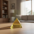 TREE MAISON CORONATING HOMES Citirine Crystal Pyramid | 1 Inch | Vastu Correction | Reiki Crystal Pyramid for Positive, Meditation| Home & Office Decor |Pack of 1