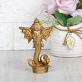 Svarup Brass Ganesha Idol Long Ear Trunk Ganesh Statue Good Luck Gift Height 4.75 Inch.