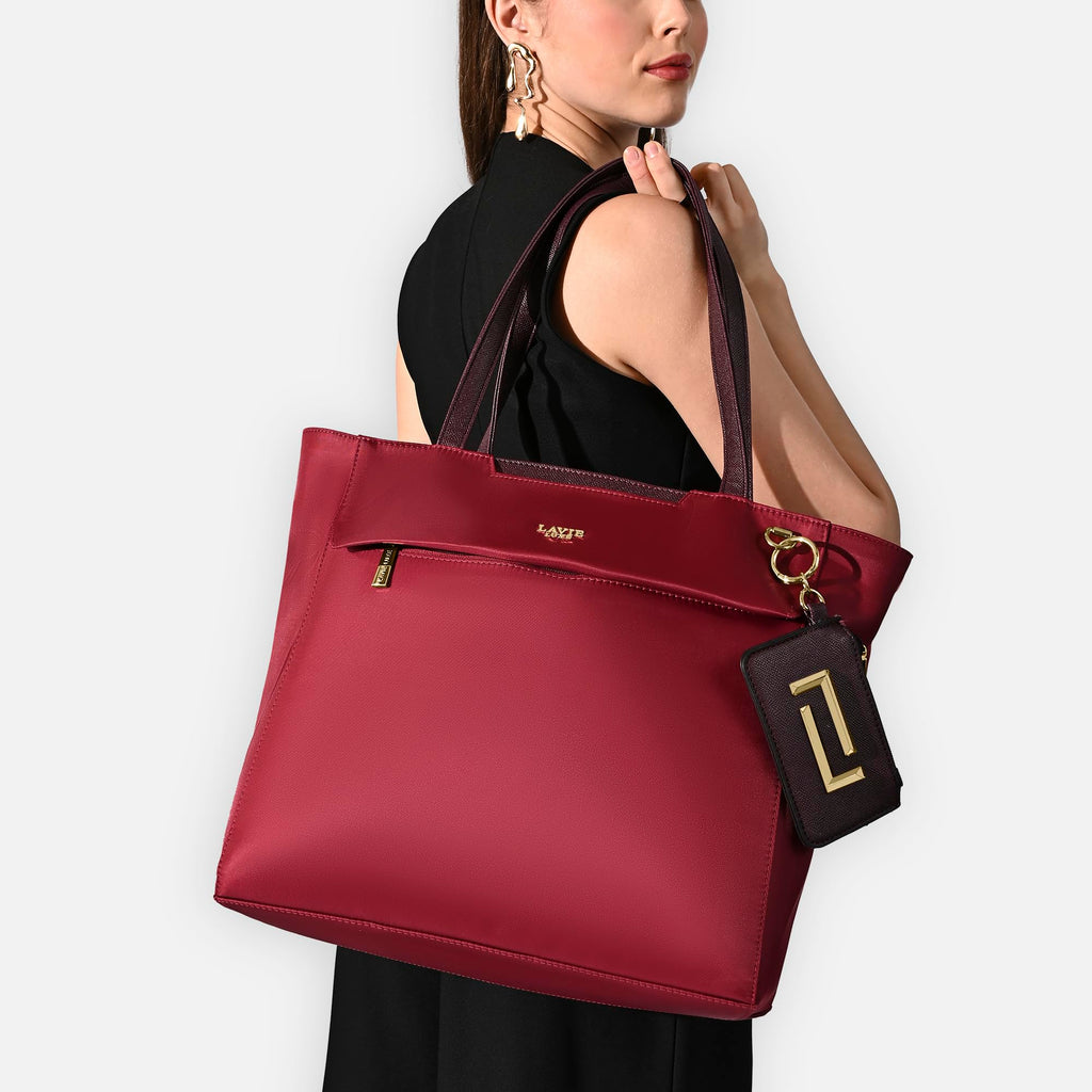 Lavie Luxe Women's Zumi Large Tote Bag | Tote Bag for Work | Ladies purse | Stylish Shoulder Bag | Gift for Women
