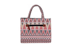 HOME DESIGN EXPORT Cotton Fabric Tote Bag (Multi-Color ,Medium)