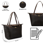 Lavie Women's Mono Vincy tote (Coffee)