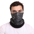 Coreteq Multifunction Polar Fleece Neck Warmer Gaiter Face Cover for Men and Women (Psy Green)