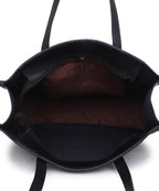 LEGAL BRIBE Textured Tote bag (Dark Black)