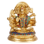 ARTVARKO Panchmukhi Bajrangbali Lord Hanuman Brass Idol for Spiritual Protection Showpiece Statue for Home Office and Gifting Height 7 Inches