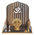 LINGAZ Handmade Beautiful Small Wooden Home and Office Temple/Pooja Mandir/PUJA