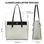Lavie Signature Women's Maryland Colourblock Tote Laptop Bag | Tote Laptop Bag for Work | Ladies Purse | Stylish Shoulder Bag | Gift for Women