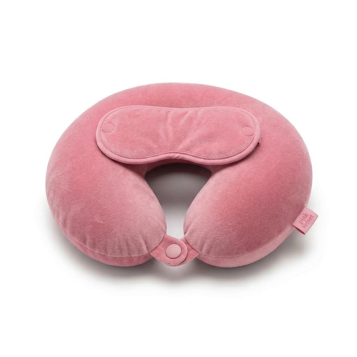 Trajectory® Travel Neck Pillow with Sleeping Eye Mask Combo for Travelling and Sleeping in Airplane Flight, Cab, Car, Train, Bus for Men and Women Blue(As seen on Shark Tank)