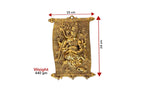 KridayKraft Metal Ganesha ji Key Holder with Meena Work Decorative for Wall | Ganesh Statue/Religious | Idol/Wall Hanging