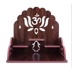 nexat Art Wooden Wall Hanging Temple for Home and Shop,Office and Home showpiece Temple(Size:28 X 26 X 28 inch) (5)