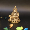 ARTVARKO™ Brass Lord of Treasure Wealth Maharaj Kuber Murti Statue for Tijori Locker Money Safe Kubera Idol for Maha Dosh Nivaran Prosperity Home Décor Height 9 cm