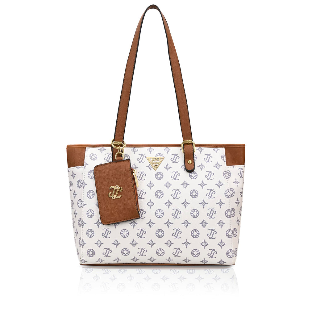 Lavie Signature Women's Mono Appleton Tote Handbag | Tote Bag for Work | Ladies purse | Stylish Shoulder Bag | Gift for Women