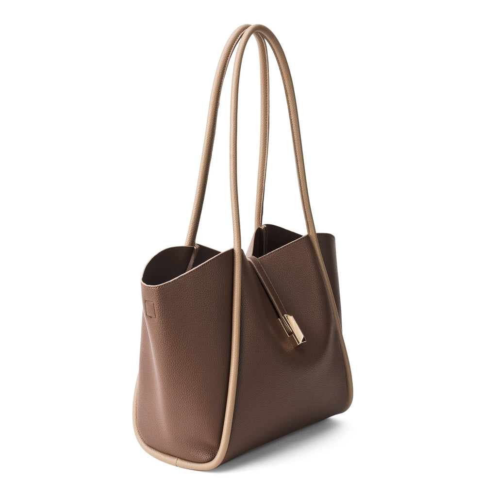 Lino Perros Avril Elegant Everyday Brown Tote bag