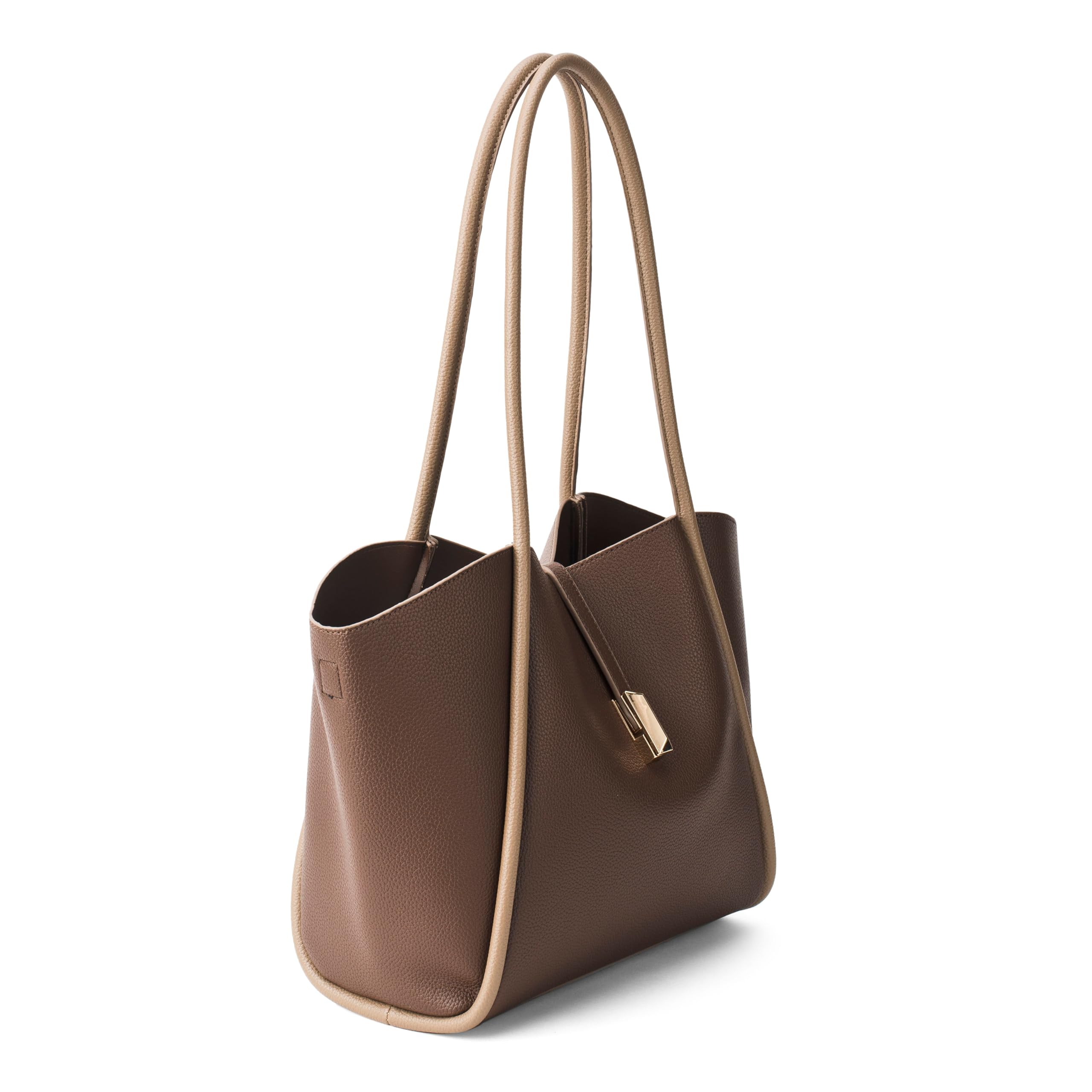 Lino Perros Avril Elegant Everyday Brown Tote bag