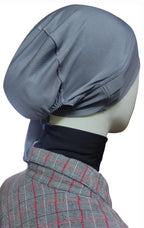 TCP Women’s Turban Cap Premium Jersey Under Scarf,Bonette InnerCap,Headscarves,Hijab (SilverGrey)