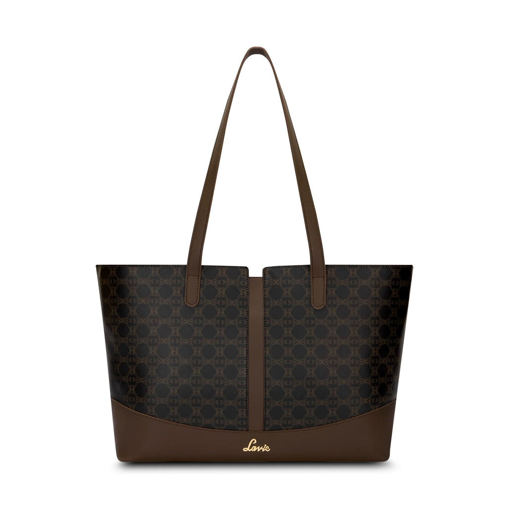 Lavie Women's Mono Freya Monogram Print Tote Bag for Women | Tote Bag for Work | Ladies purse | Stylish Shoulder Bag | Gift for Women
