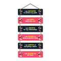 Artvibes I Am Motivated To Achieve My Goal MDF Wall Hanger | Quotes Decor Item | Motivational Wall Decor | Wall Accent | Graphic Art | Gift Items | Office Wall Decoration Items (WH_3242N)