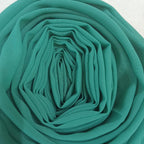 Trending Combo of 2 Muslim Women Malaysian Soft Plain Chiffon Georgette Fancy Hijab/Scarves/Shawl/Stoles/Duppatta/Solid head Wrap College Girls Abaya Scarf Collection (Sea Green, Choco Brown)