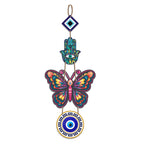 Artvibes Designer Butterfly Wooden Wall Hanging For Luck Properity For Home Decoration | Livingroom | Spiritual Decor Items | Wall Illustrations | Ethnic Wall Decor | Wall Art Print (WH_8508N)