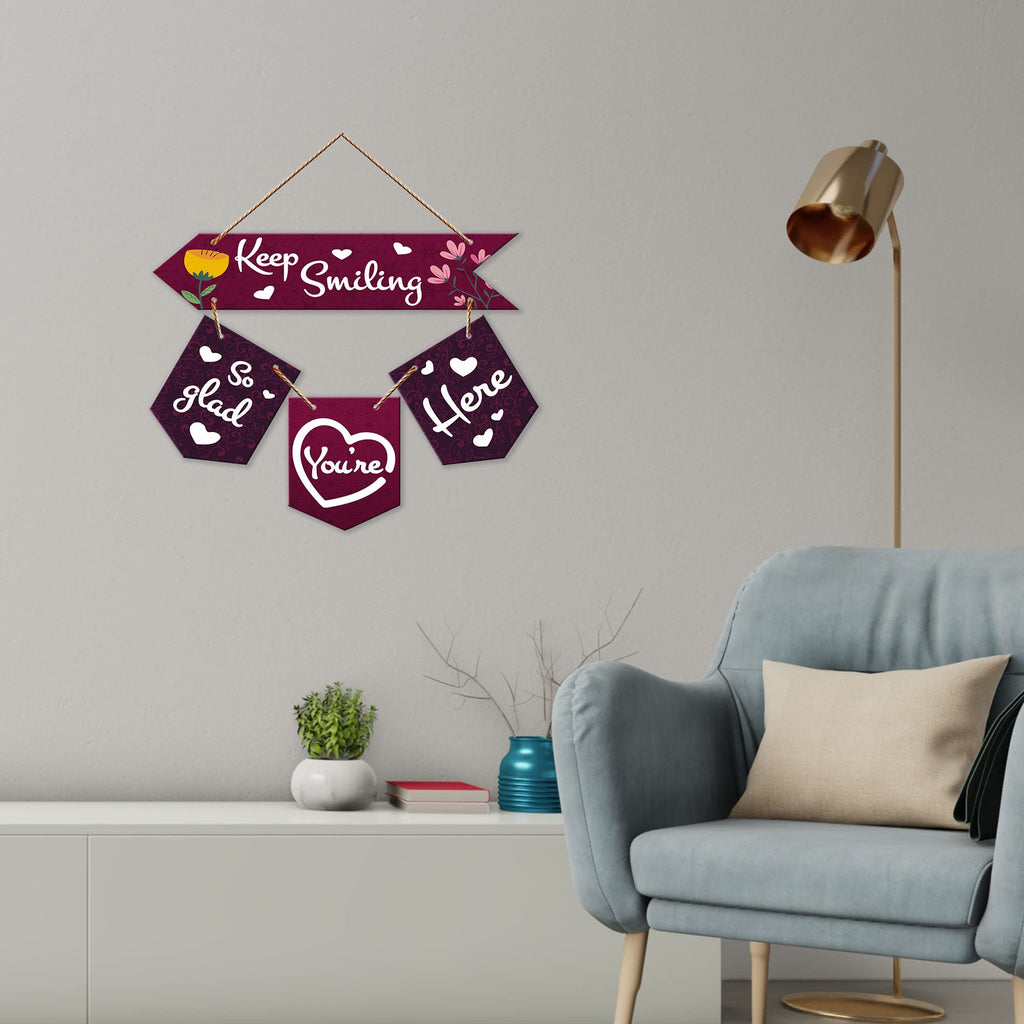 Artvibes Wall Hanging Home Decorative Wall Art for Living room | Bedroom | Gifts | Wall Hanger for Decoration | Modern Decor | Artwork | Wall Sculpture | Signs & PlaquesArt Print (WH_6422NR)