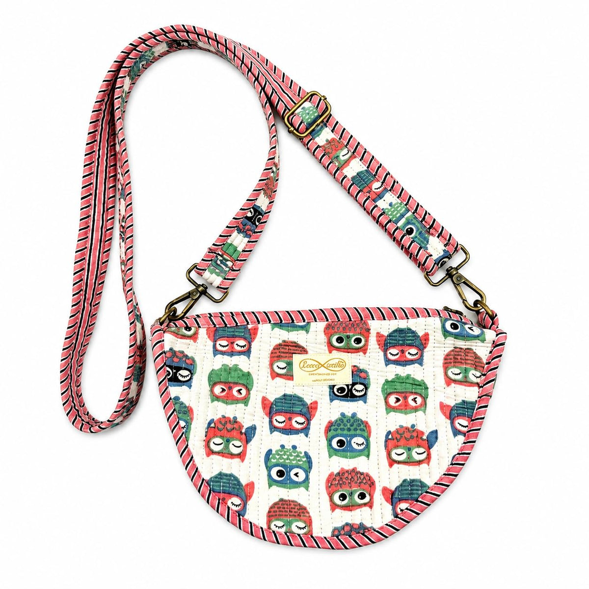 LOOMARTE Cotton Tote Bag for Women with Shoulder Strap - Kids Owl