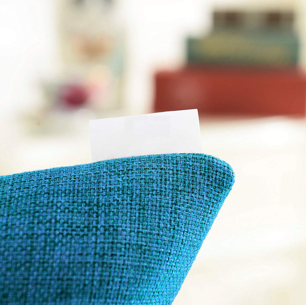 Khooti Jute Cushion Cover, 24x24 (Bondi Blue)(Pack of 5)