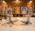 KridayKraft Fish Shaped Diya Set of 2 pcs – Traditional Diya for Puja & Home Decor Aluminium (Pack of 2)