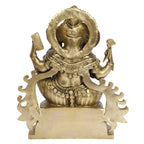 ARTVARKO Ganesh Idol Brass Murti Blessing Ganesha Statue Vinayak Ganpati for Home Office Temple Puja Entrance Décor Gift. 9.5 Inch