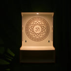 Alpine Willow Wooden Temple for Home Wall Mounted/Free Standing I Pooja mandir for Home Small Size I Wooden mandir I Puja ghar with LED Light | Temple for Office I Devghar (H-18, W-12, D-12 inch)