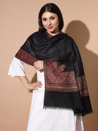Pashmoda Women Chaman Woven Design Jamawar Shawl (Size 101X203 CM)