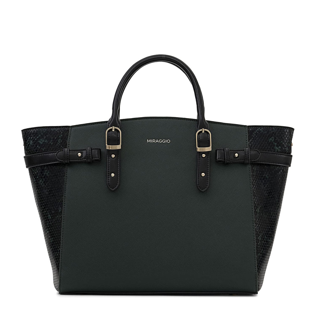 Miraggio Rosalind Tote Bag For Women With Adjustable & Detachable Strap | Fits Upto 13 Inch Laptop | Office Bag For Women Stylish