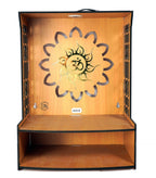 9br® Home Pooja Mandir for Home Temple for Home and Office Puja Mandir for Home Wall Mounted with LED Spot Light Size (H- 15.5, L- 11.5, W-11 in)