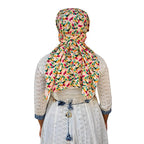 Switchon Scarf Hijab Rayon Printed fancy scarf for women Size Adjustable -Hook loop tape (Multicolor)
