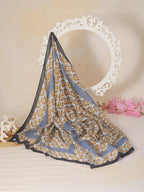 CrossKulture Viscose Scarf for Women | Lightweight & Long | Stole with Stylish Design | Neck, Hair & Head Scarf for Women & Girls | All Season Accessory (Graphical22)
