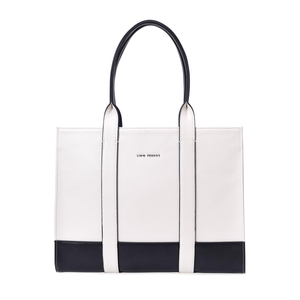 Lino Perros Women's Color-Blocked Commuter Tote Bag