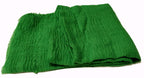 Iba & Isba Women's Plain Crinkled Scarves, Stoles, Hijab (76 x 36 inch) (Green)