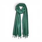 STOLE STUDIO Elegant Luxurious Sequence Viscose Stole Scarf (Dark Green)