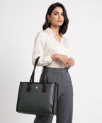 LEGAL BRIBE Textured Tote bag (Mehandi)