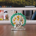 KridayKraft Elegant Matki Krishna Murti – Divine Matki Krishna Idol for Home & Office Décor, Intricately Designed Pooja Statue & Spiritual Showpiece for Living Room, Bedroom, Temple (Silver)