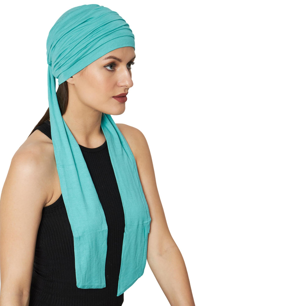 The Headscarves Bamboo Viscose Prana Scarf Bandana Chemo Caps for Women Hair Loss Hijab Wear Head Cover