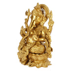 ARTVARKO Brass Ganesh Idol Statue Ganesha Vinayak Ganpati Bhagwan Home Entrance Décor Temple Puja Gift Height 12 Inch
